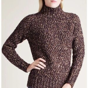 NWT‎ Kensie Wool Blend Twisted Boucle Sweater Small